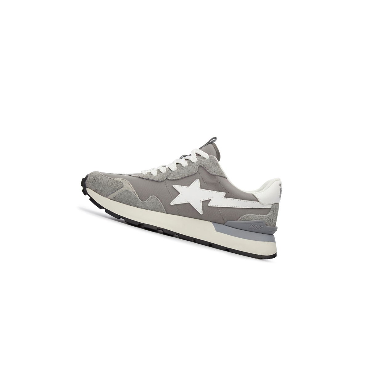 A BATHING APE Bape Straßen Sta Express #1 M2 Low Sneakers Herren Grau | 587692-XKA