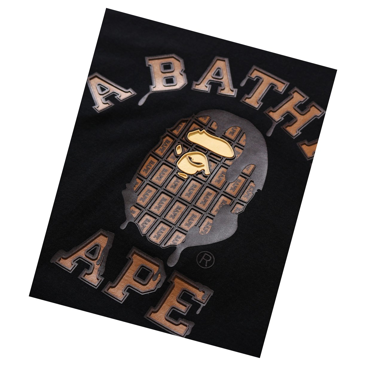 A BATHING APE Bape Valentine Chocolate Ape Head Tee Kurzes Sleeve T-shirts Damen Schwarz | 546832-CWN