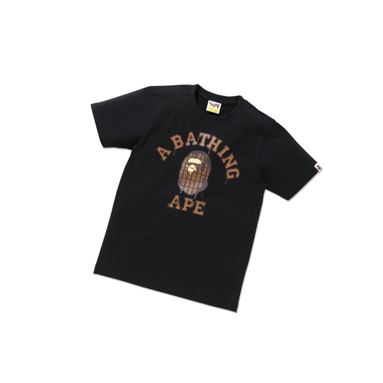 A BATHING APE Bape Valentine Chocolate Ape Head Tee Kurzes Sleeve T-shirts Damen Schwarz | 546832-CWN