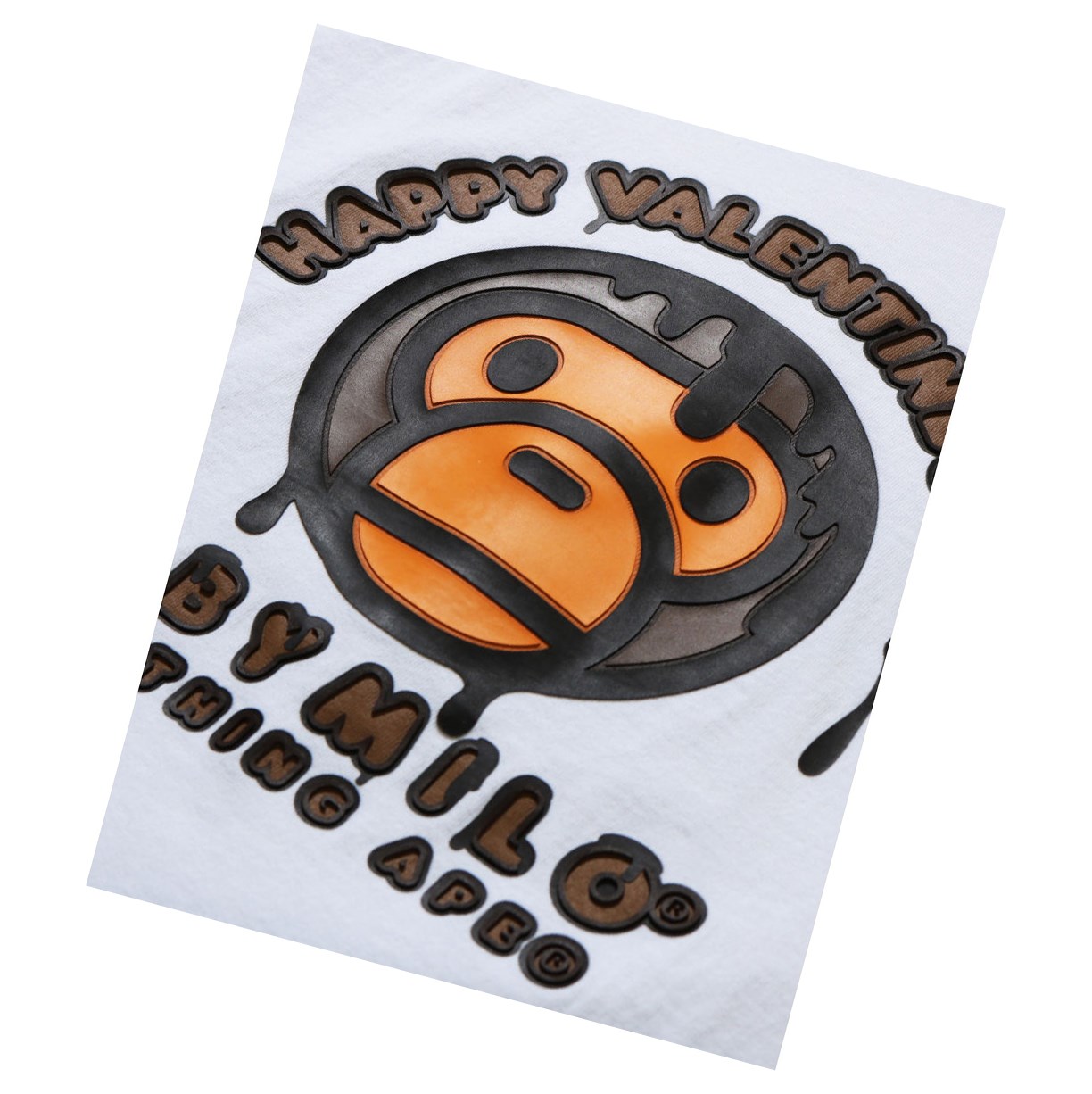 A BATHING APE Bape Valentine Chocolate Baby Tee Kurzes Sleeve T-shirts Damen Weiß | 905127-RVI