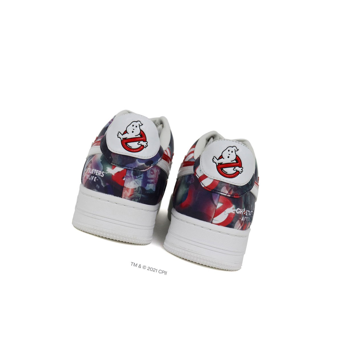 A BATHING APE Bape X Ghostbusters Camo Baby Milo Double Bape Sta™ Low Mid Sneakers Herren Lila | 576813-FKQ