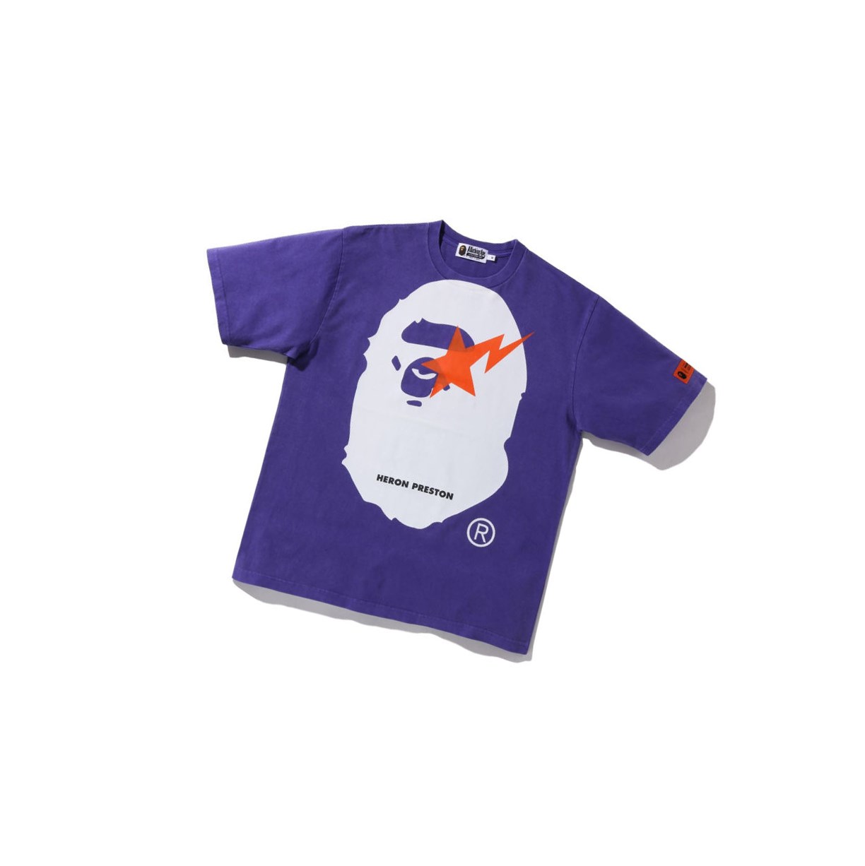 A BATHING APE Bape X Heron Preston Relaxed Tee Kurzes Sleeve T-shirts Herren Lila | 896203-SZQ