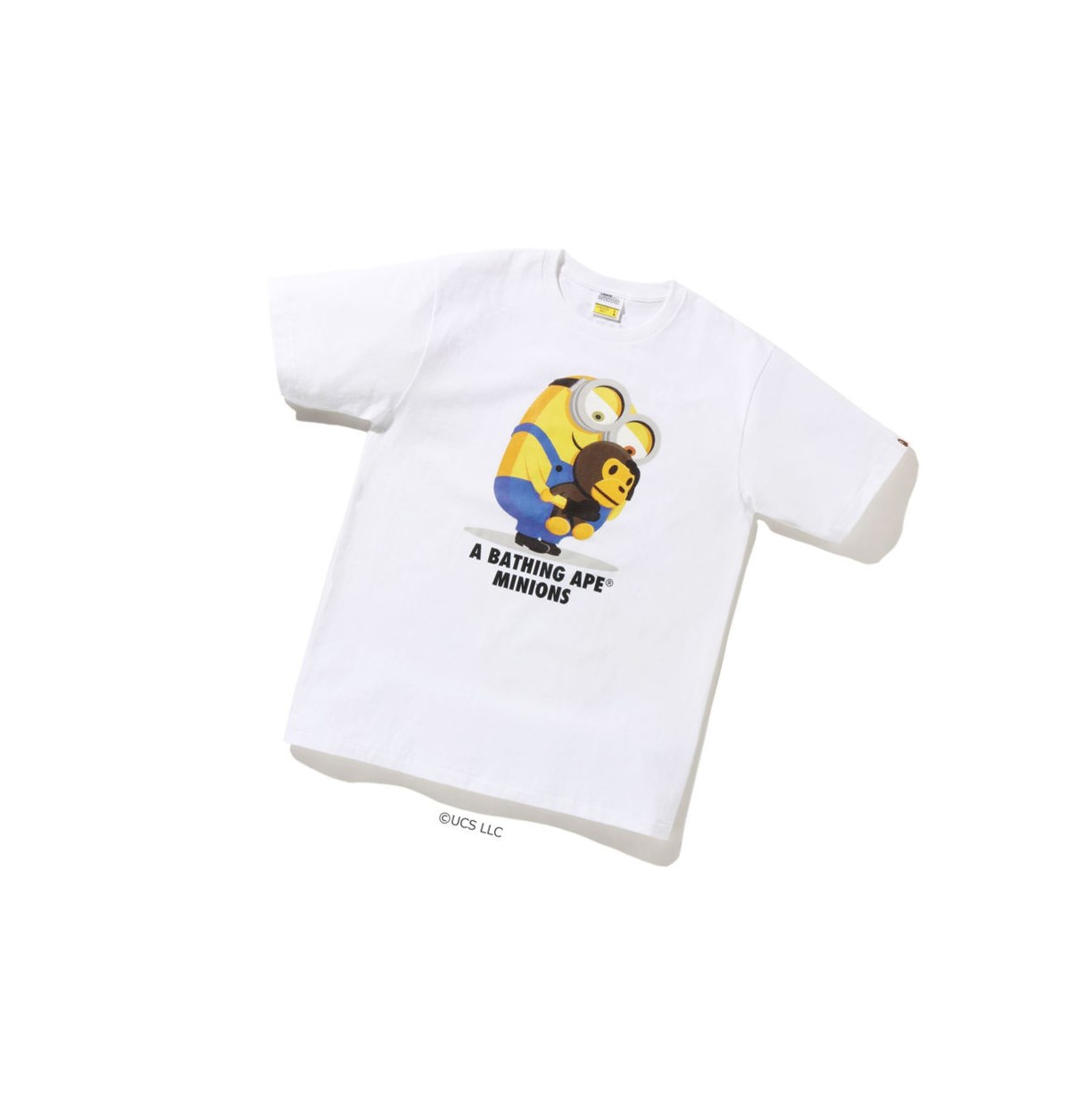 A BATHING APE Bape X Minions Tee08 Kurzes Sleeve T-shirts Herren Weiß | 612854-CKP