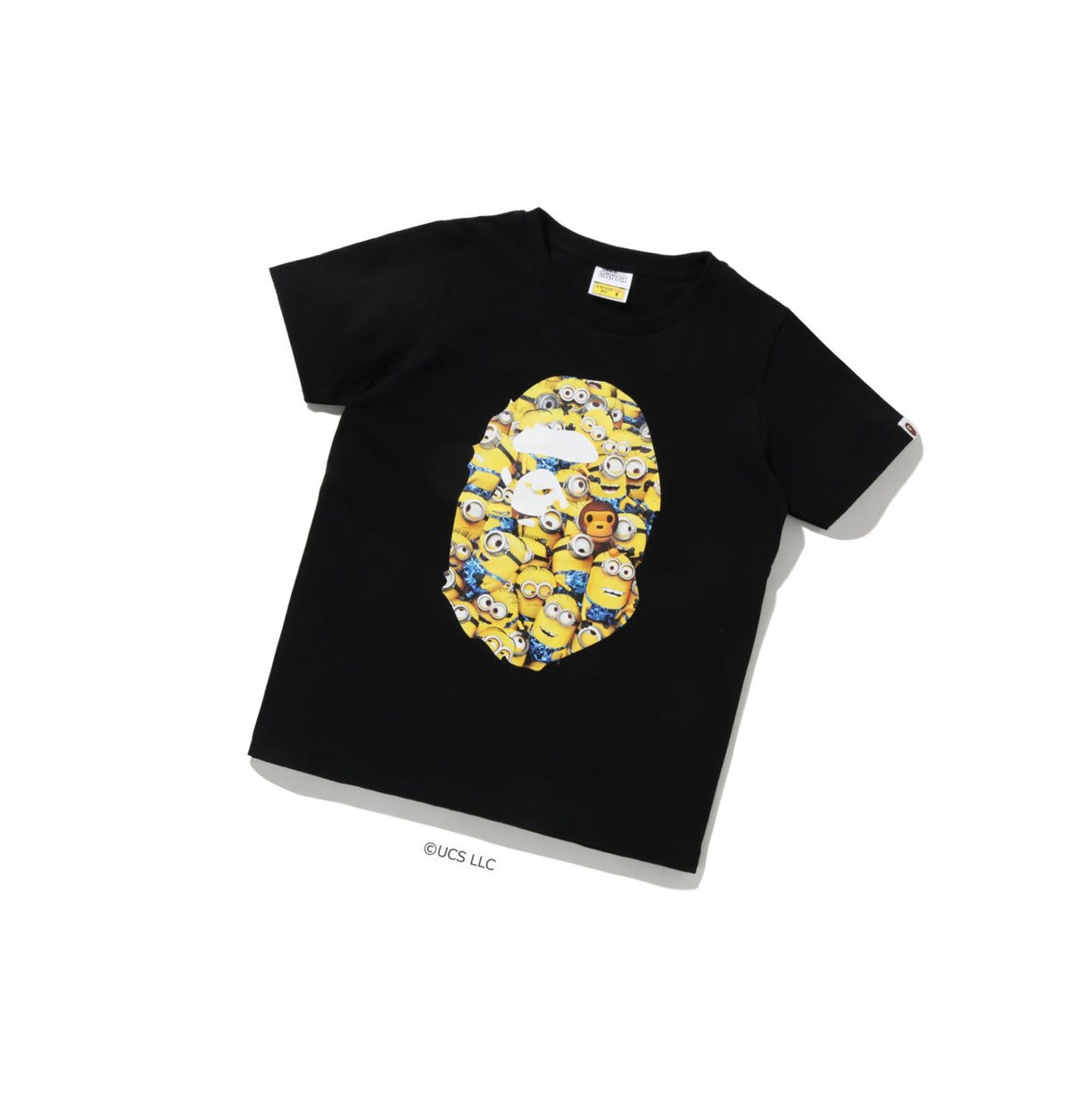 A BATHING APE Bape X Minions Tee09 Kurzes Sleeve T-shirts Damen Schwarz | 394605-FVY