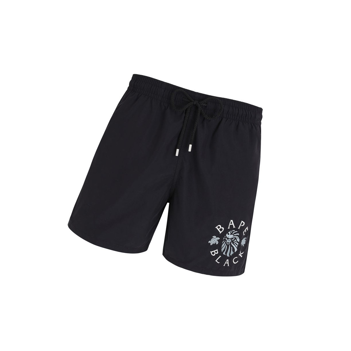 A BATHING APE Bape X Vilebrequin Motu Kurze Hose Herren Schwarz | 638759-XBK