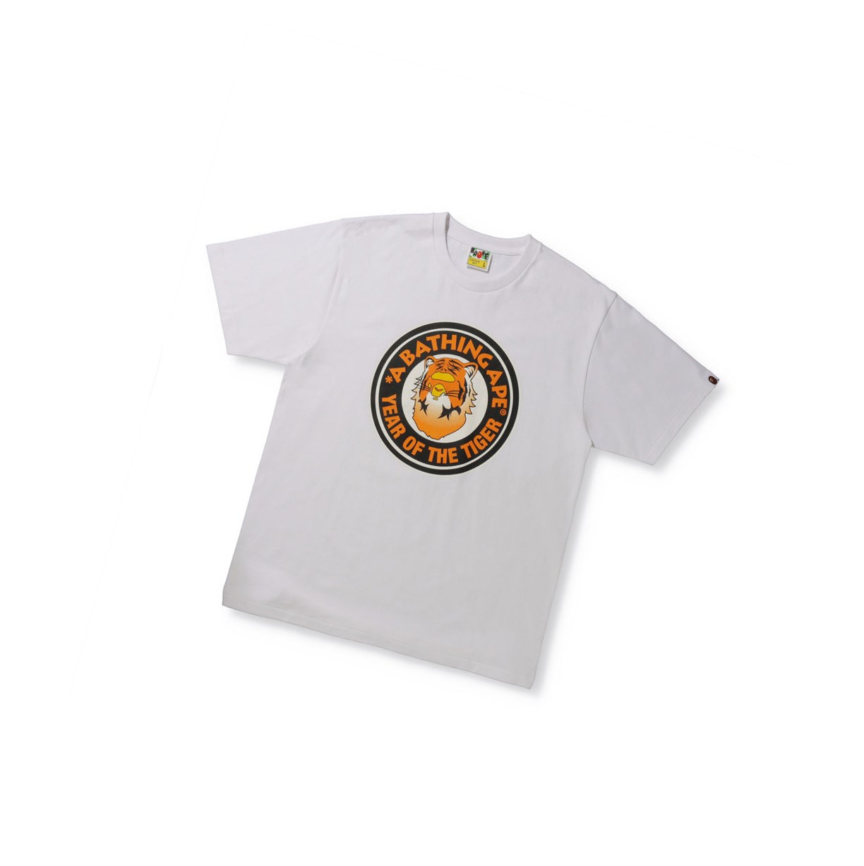 A BATHING APE Bape Year Of The Tiger Tee Kurzes Sleeve T-shirts Herren Weiß | 370245-LPS